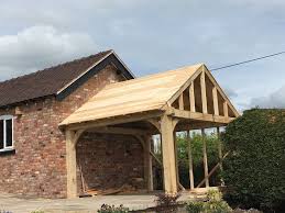 Carport with storage oak carport plans area border oak. Oak Framed Wooden Gazebo Hot Tub Shelter Car Port Wooden Carports Wooden Gazebo Timber Frame Building