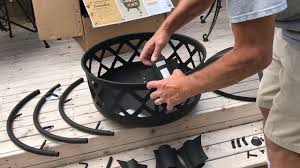 Outdoor fire pit (16 pages). Assembling A Hampton Bay 30 Inch Outdoor Fire Pit Youtube