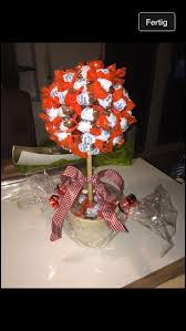 Blumenstock Schokobons Blumenstock Schokobons Geschenke Geschenke Basteln Geschenkideen
