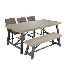 Industrial Dining Metal Table Bench Chair Curiosity Interiors I made this dining table and its two matching benches almost entirely from such reclaimed wood.
