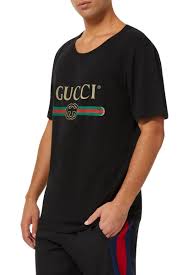 ✅ shop key designer brands at up to 70% off rrp. Buy Gucci Logo Print Cotton T Shirt Mens For Aed 1800 00 T Shirts Bloomingdale S Uae