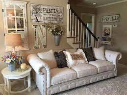 Great Cottage Living Room With Crown Molding High Ceiling In Enid Ok Family Room Walls Wall Decor Living Room Living Room Decor Rustic