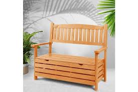 Furniture for condos, townhouses, apartments and small homes. Dick Smith Gardeon Outdoor Storage Bench Box Wooden Garden Chair Seat Timber Furniture Patio Chairs Swings Benches Home Garden Yard Garden Outdoor Living