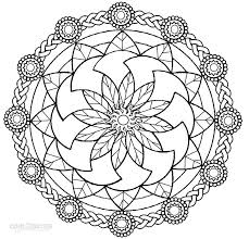 Set up a table outside and keep kids of all ages occupied with these spring pictures to color. Printable Mandala Coloring Pages For Kids