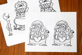 Printable Big Mouth Monster Coloring Pages It S Always Autumn Monster Coloring Pages Coloring Pages Big Mouth
