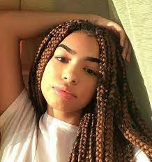 Pinterest Bellaxlopes Womens Hairstyles Braided Hairstyles Box Braids Styling