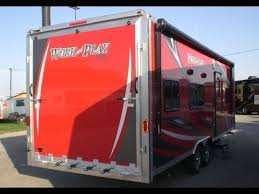 The toy hauler for sale in indiana is specially designed to be able to pack a lot of weight and space in the rear garage area. New 2017 Forest River Work And Play 25wab Mount Comfort Rv Youtube