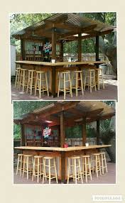 Super Easy Diy Backyard Projects On A Budget Outdoor Bars Avec Images Bar Arriere Cour Idees De Patio Bar Patio