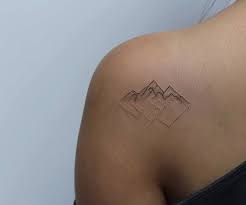 Maybe you would like to learn more about one of these? 46 Magnificent Mountain Tattoo Designs Tattoobloq Pattern Tattoo Minimalist Tattoo Mini Tattoos