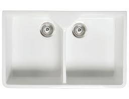 Single bowl bar sink in white with faucet model# 442817 empire industries yorkshire bar white fireclay 17 in. Rak Gourmet 10 Belfast Twin Bowl Fireclay Over Or Undermount Sink