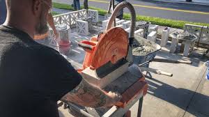 Mark your cutline on each side of the brick using a pencil and a speed square. Pro Tool Reviews On Twitter Jon Used The Iqms362 Dry Cut Masonry Saw For A Patio At Thejoinerylkld You Can Cut Blocks Pavers And Brick Without Any Water Tools Concrete Https T Co Czoznfhxt5 Https T Co Vyvlamvtnc