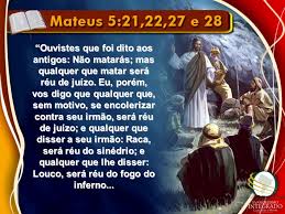 Resultado de imagem para Mt 5,20-26