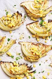 Roasted Cabbage With Sweet Corn Spicy Vinaigrette Rezept Rezepte Einfache Gerichte Und Kochrezepte