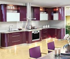 Purple And Pink Kitchen Colors Adding Retro Vibe To Modern Kitchen Design And Decor Italian Kitchen Design Kitchen Design Color Modern Kitchen Design