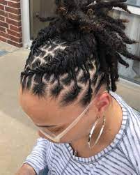 Pin By Theresa On Dreadlock Hairstyles Locs Hairstyles Dread Hairstyles Short Locs Hairstyles