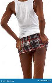 Skirt up to show black stock photo. Image of isolated - 2738378