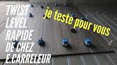 Après l'application de la colle, placer le premier carreau puis glisser les clips (base) sous le bord du carreau. Croisillons Auto Nivelant Twist Level Conseils Et Avis D Un Carreleur Youtube