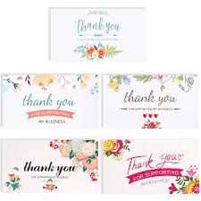 Magnetic business cards, and standard business cards. 100 Pieces Thank You For Supporting My Business Cards Colorful Flower Appreciation Cards Floral Print Business Greeting Cards For Small Business Owners Bakery Handmade Good 2 X 3 5 Inch Buy Online In
