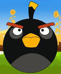 How To Draw Angry Birds Bomb Bird Draw Central Bird Drawings Cartoon Drawings Angry Birds