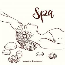 Download Hand Drawn Spa Background For Free How To Draw Hands Vector Free Design Business Card Ideas