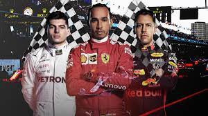 Formel 1 Im Jahr 2021 Sebastian Vettel Bei Red Bull Lewis Hamilton Im Ferrari