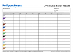 Free Puppy Whelping Forms For Dog Breeders Pedigree Forms
