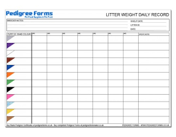 free puppy whelping forms for dog breeders pedigree forms