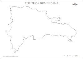 Conocida por ser el lugar del primer asentamiento europeo en américa, y por ser la primera sede del gobierno colonial español en el nuevo mundo. Mapas De Republica Dominicana Para Colorear