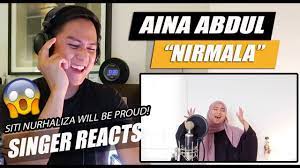 Aina Abdul Nirmala Singer Reaction Youtube