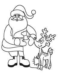 Blog onde podem colorir e aprender de uma forma divertida. Papai Noel E Rena Para Colorir Imprimir E Desenhar Colorir Me