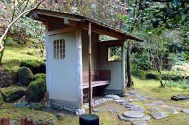 Waiting Bench At The Portland Japanese Garden Casas Japon