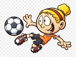 This file eps 10 version. Ready Steady Goal Football Kids Football Cartoon Clipart 598773 Pinclipart
