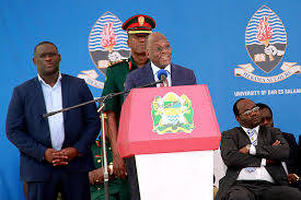 Black and white tanzania flag like in a colouring book. Vowing To Bulldoze Corruption Tanzania S President Bulldozes Dissent Csmonitor Com