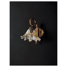 Lampade da muro scelte e selezionate con gusto peril tuo ambiente elegante e raffinato. Applique Da Parete In Ferro Battuto Con Vetro Di Murano Dalla Bon 237