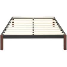 Top quality for your home. Classic Brands Decoro Devon Modern Style Wood Slat And Metal Platform Bed Frame With 14 Inch Legs And No Box Spring Required Queen Size Target
