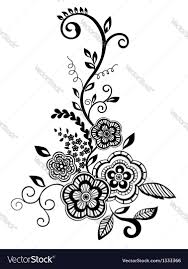 Emulate the autumn/winter '17 runway and wear yours with this top tucked in. Black And White Flower Design Hd