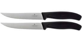 Are you looking for something efficient and versatile? Victorinox Swissclassic Pizza Steak Knife Black Set Of 2 6 7933 12b Advantageously Shopping At Knivesandtools Com