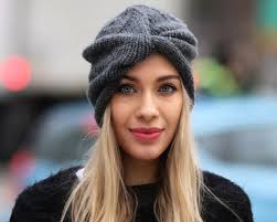 Hand Knit Turban Beanie Merino Wool Hat Women's Winter Hat Grey Beanie Knit  Turban Winter Accessories Ski Hat Wool Beanie Gift For Her