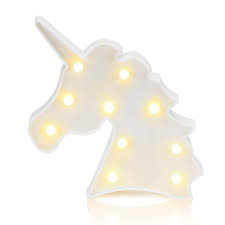 White Unicorn Light In 2020 Unicorn Lamp Night Light Lamp Touch Table