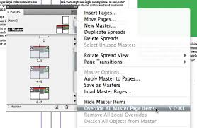 In the dialog box that will appear, choose how many blank pages you need to insert. Selectively Override Adobe Indesign Master Page Items The Graphic Mac