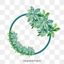 Round Fresh Cartoon Hand Painted Floral Border Elements Cartoon Hand Painted Abstract Png Transparent Clipart Image And Psd File For Free Download Floral Painting Floral Border How To Draw Hands