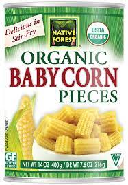Amazon Com Native Forest Organic Cut Baby Corn 14 Ounce Cans Pack Of 6 Canned And Jarred Corn Grocery Gourmet Food