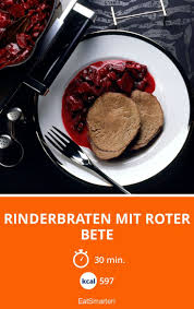 Rinderbraten Mit Roter Bete Rezept Rinderbraten Rezepte Lebensmittel Essen