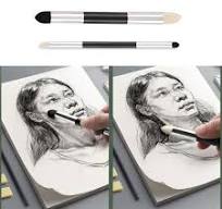 Amazon.com: 6pcs Sketch Blending Sponge Pen, Double Headed Washable Rubbing  Sponge Brush Wipe Reusable Blending Stump Drawing Art Blenders for ...