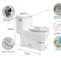 Personnalité Bouton Poussoir Latéral De Sol Design Installer Siphonique  Sanitaires Une Pièce de Toilette