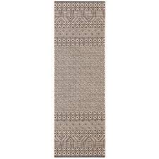 Black And Beige Runner Rug Foundry Select Shade Handwoven Flatweave Beige Black Area Rug Outdoor Runner Rug Indoor Outdoor Area Rugs Outdoor Rugs