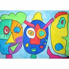 Bildergebnis Fur Kunst Mit Kindern Grundschule Clowns Kunstunterricht Malen Fasching Kunst Kinder Zeichnen