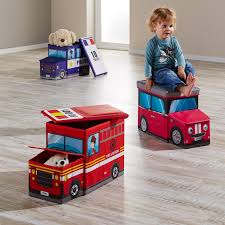 Sitzbox Feuerwehrauto Rot Feuerwehrauto Autos Feuerwehr