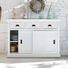 Landhaus Schiebeturen Kommode Lacromas In Weiss 125 Cm Breit