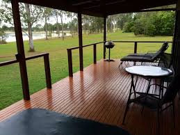 Cabins is an unincorporated community on the north fork south branch potomac river in grant county, west virginia, united states. Back Veranda Picture Of Whispers Lakeside Cabins Queensland Tripadvisor